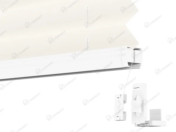 Plisé rolety LUX - látka Sea Shell 11195 - BLACKOUT (zatemňujúca) 5