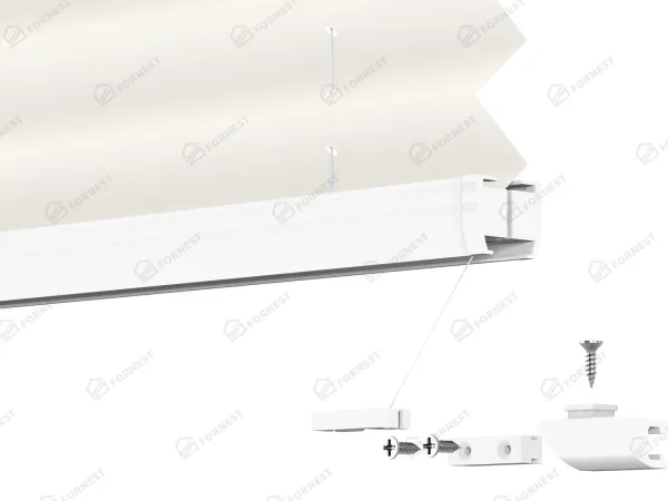 Plisé rolety LUX - látka Sea Shell 11195 - BLACKOUT (zatemňujúca) 9