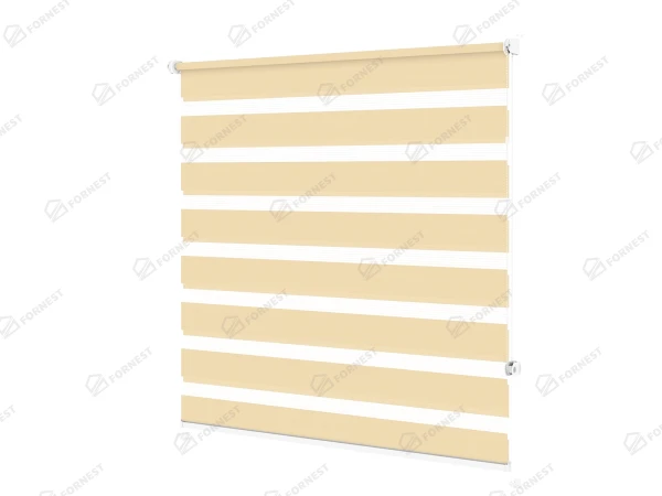 Roleta MINI - deň a noc - látka Zakynthos 05 - croissant 2