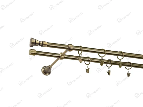 Garniža 16x16mm - 2rady - AFINA - antik