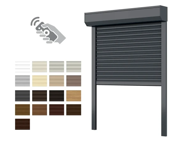 SKUS Hliníkové rolety BOX 137mm - výška do 1400mm - Motor "60" / diaľkové ovládanie