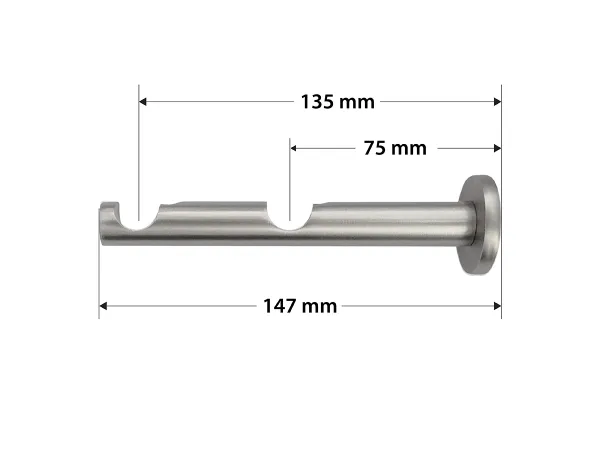 Garniža 16x16mm - 2rady - TRAPEZIUM - satin 4
