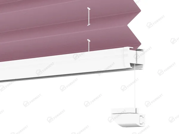 Plisé rolety LUX - látka Fuchsia 11243 - BLACKOUT (zatemňujúca) 8