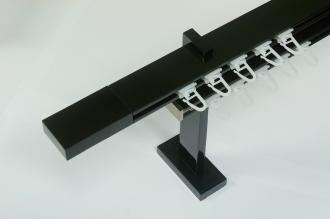 Garniža SQUARE LINE čierna 2dr. - kon. čierna LINE