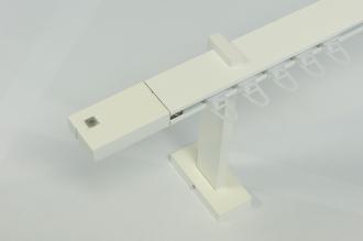 Garniža SQUARE LINE biela 1dr. - kon. biela KRYSTAL