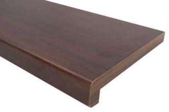 Vnútorné parapety - drevotrieska  ORECH - konce lamino