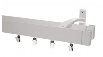 Garniža MODERN 2-drážková - na stenu - odtieň INOX