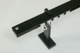 Garniža SQUARE LINE čierna 1dr. - kon. čierna KRYSTAL