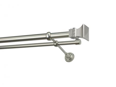 Garniža 25x16mm - 2rady - VEŽA - satin 1