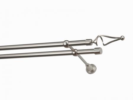 Garniža 19x19mm - 2rady - FALIST - satin 1