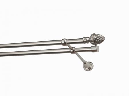 Garniža 19x19mm - 2rady - ŽALUĎ - satin 1