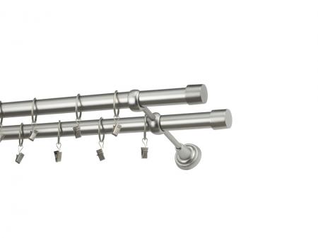 Garniža 25x25mm - 2rady - PULLO - satin