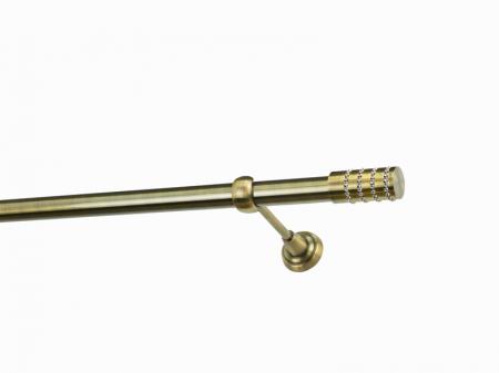 Garniža 25mm - 1rad - CYLINDER CRYSTAL - antik 1