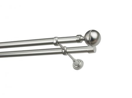 Garniža 25x25mm - 2rady - KALISTO CRYSTAL - satin 1