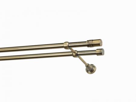 Garniža 19x19mm - 2rady - CYLINDER - antik 1