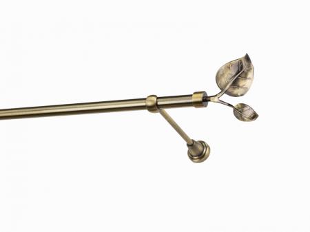 Garniža 19mm - 1rad - LIST VEĽKÝ - antik 1