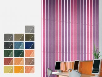 Dvojfarebné vertikálne žalúzie   - látka SCREEN dvojstranná farebnosť