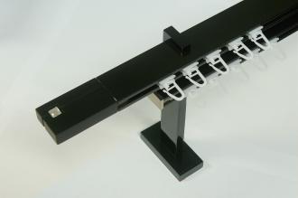 Garniža SQUARE LINE čierna 2dr. - kon. čierna KRYSTAL