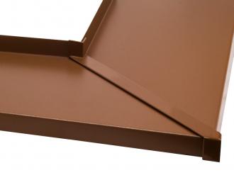 Hliníková spojka - 90° - nos 25mm - hnedá RAL 8003 1