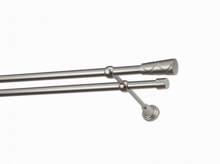 Garniža 19x19mm - 2rady - TRAPEZIUM - satin 1