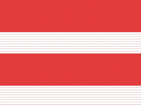 Roleta MINI - deň a noc - látka Zakynthos 17 - červená